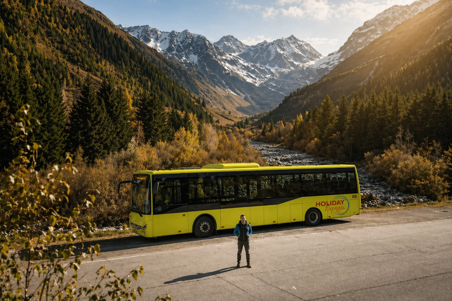 Shuttlefahrzeug von Holiday Express